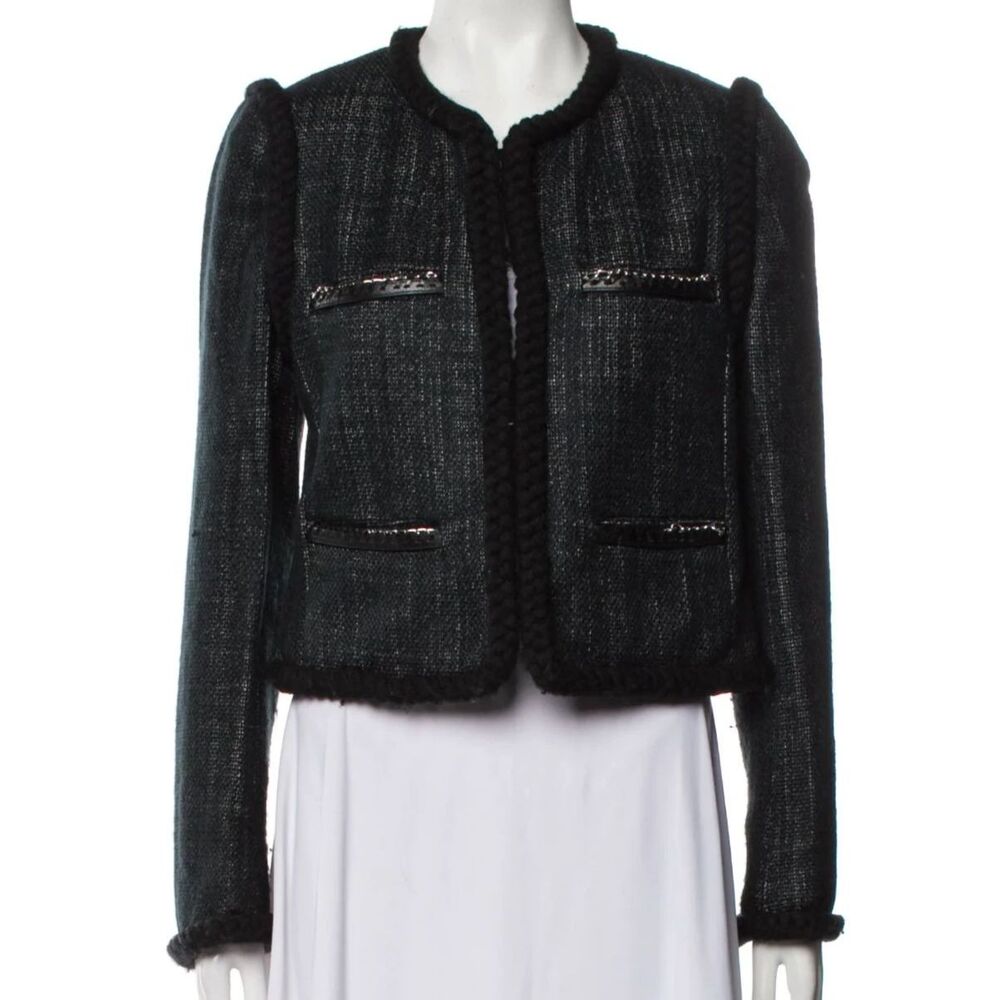 SOLD: By Malene Birger Black Large Tweed Jacket